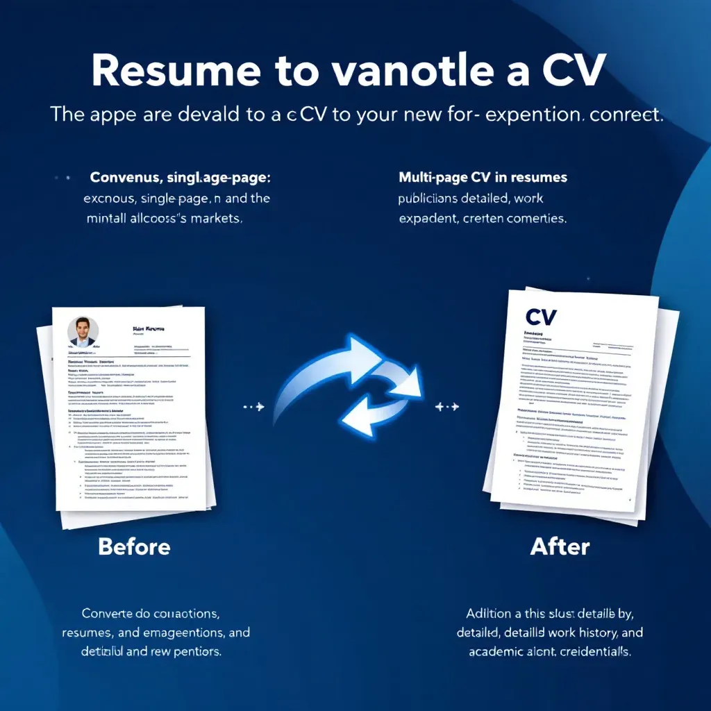 Cover image for How to Convert a Resume to a CV: A Comprehensive Guide