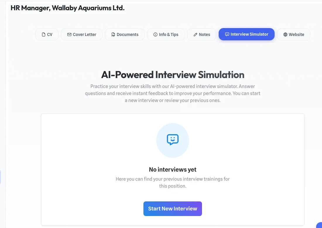 AI Interview Training